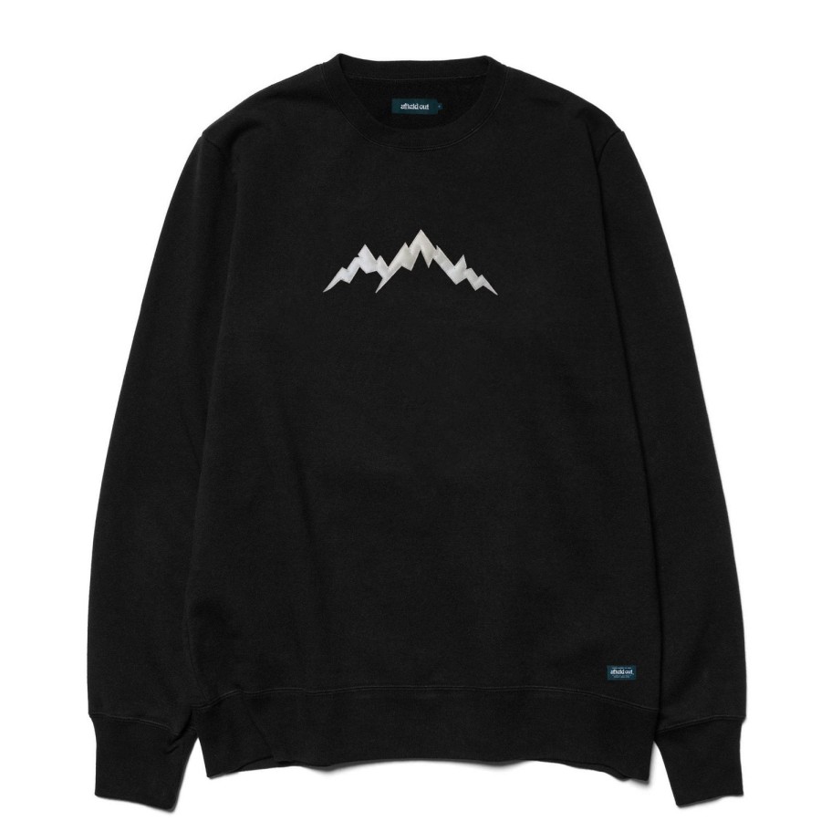 Clothing Afield Out | Black Alp Applique Crewneck