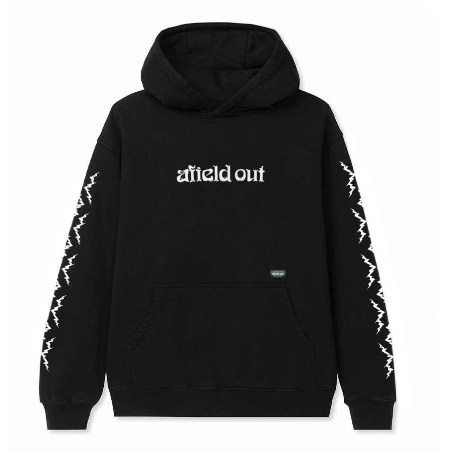 Clothing Afield Out | Black System Hoodie