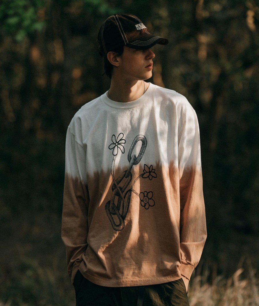 Clothing Afield Out | Brown Connect L/S T-Shirt