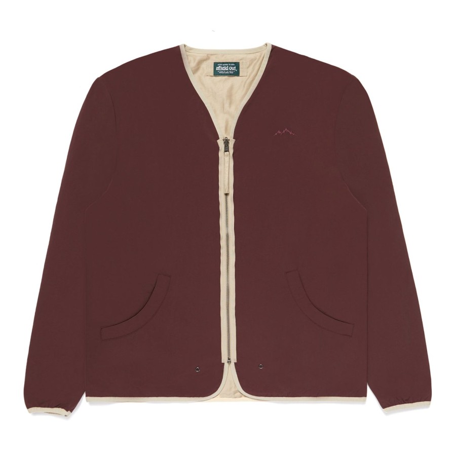 Clothing Afield Out | Maroon/Khaki Cedar Reversible Liner