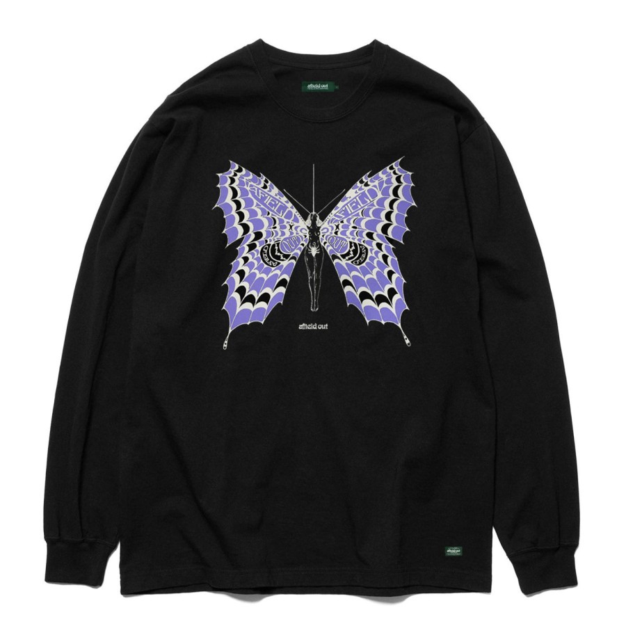 Clothing Afield Out | Black Transform L/S T-Shirt