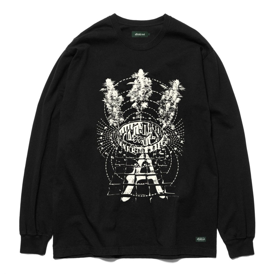 Clothing Afield Out | Black Stone L/S T-Shirt