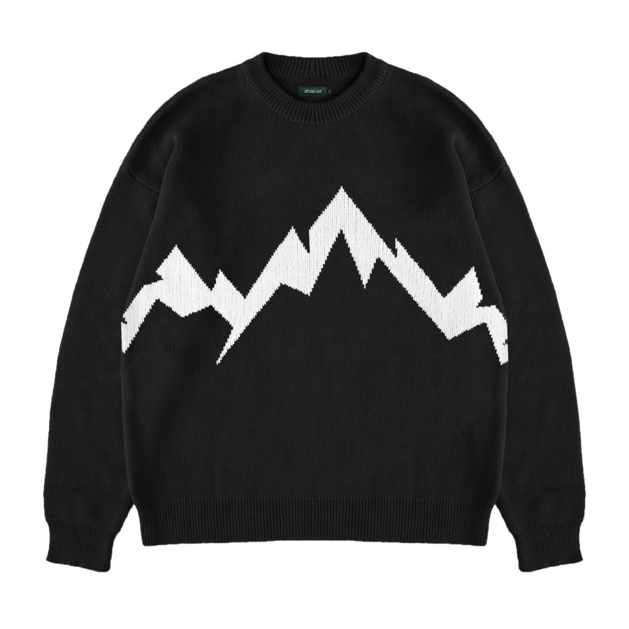 Clothing Afield Out | Black Lowell Knit Sweatshirt