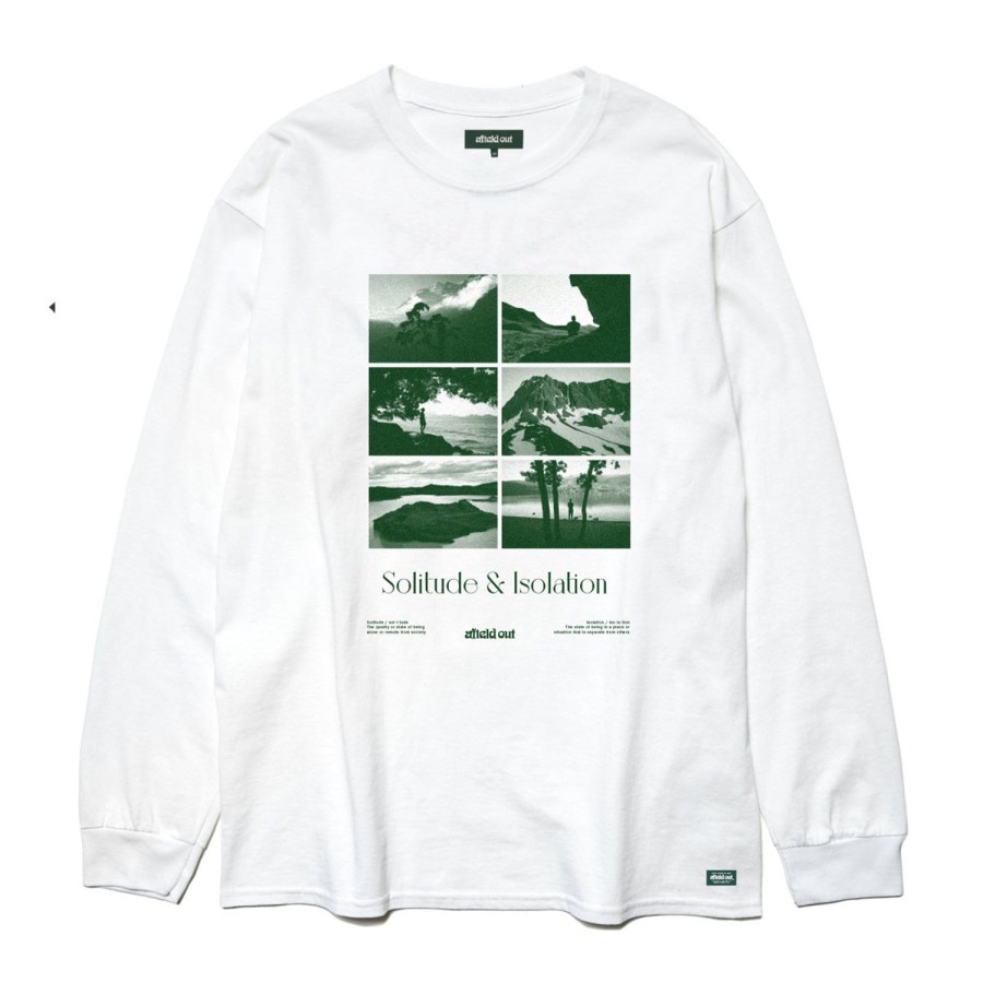 Clothing Afield Out | White Escape L/S T-Shirt